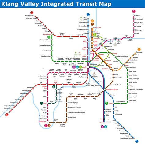 Klang Valley Kuala Lumpur Metro .